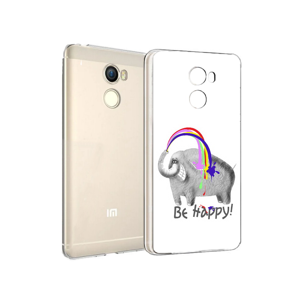 

Чехол MyPads Tocco для Xiaomi Redmi 4 счастливый слон (PT47306.287.632), Прозрачный, Tocco