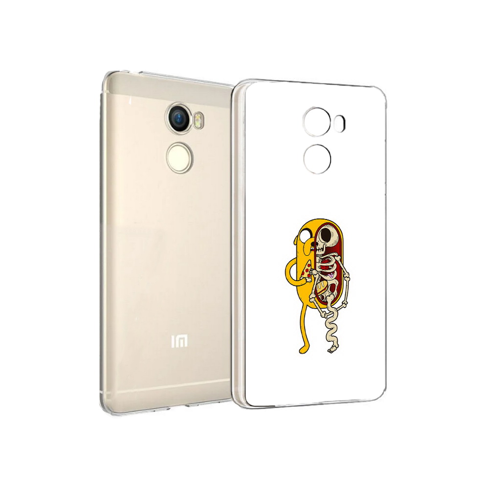 

Чехол MyPads Tocco для Xiaomi Redmi 4 Джейк скелет (PT47306.287.64), Прозрачный, Tocco