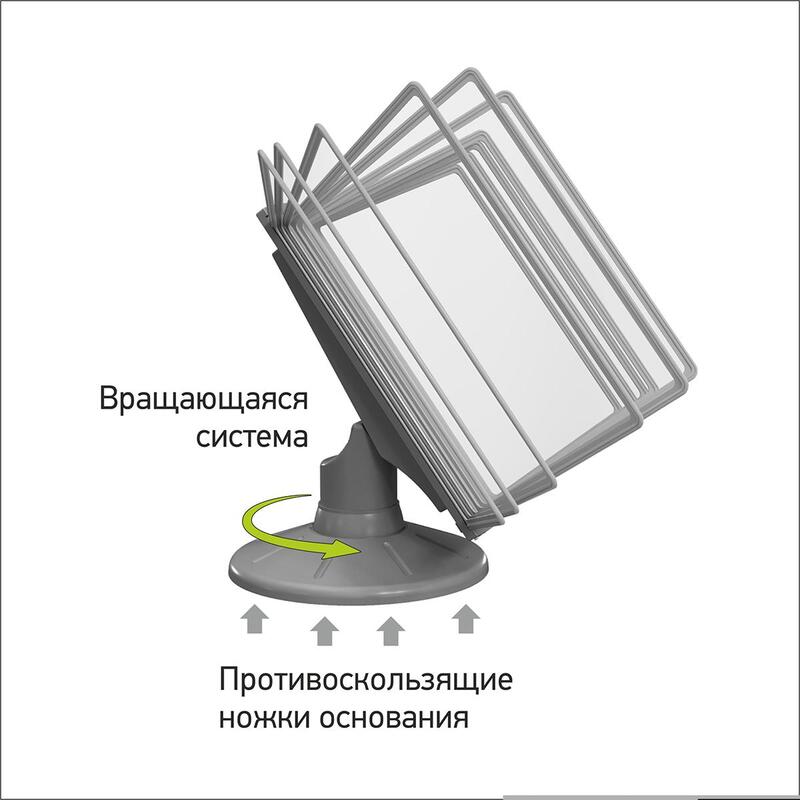 Демосистема настольная Promega office А4 10 панелей серый 6446₽