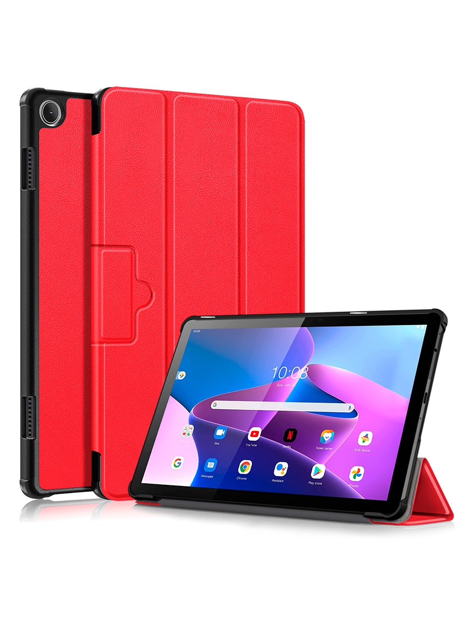 фото Чехол zibelino zt-len-328f для lenovo tab m10 красный (zt-len-328f-red)