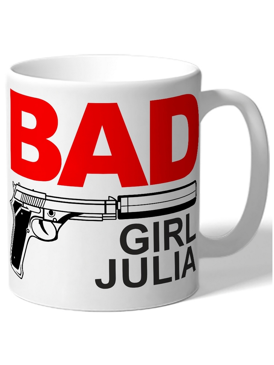 фото Кружка drabs bad girl julia пистолет и глушитель