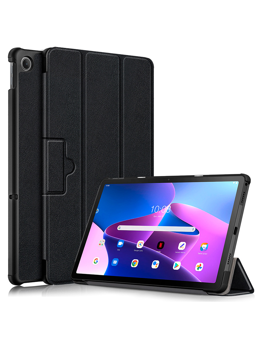 фото Чехол zibelino zt-len-125f для lenovo tab m10 plus черный (zt-len-125f-blk)