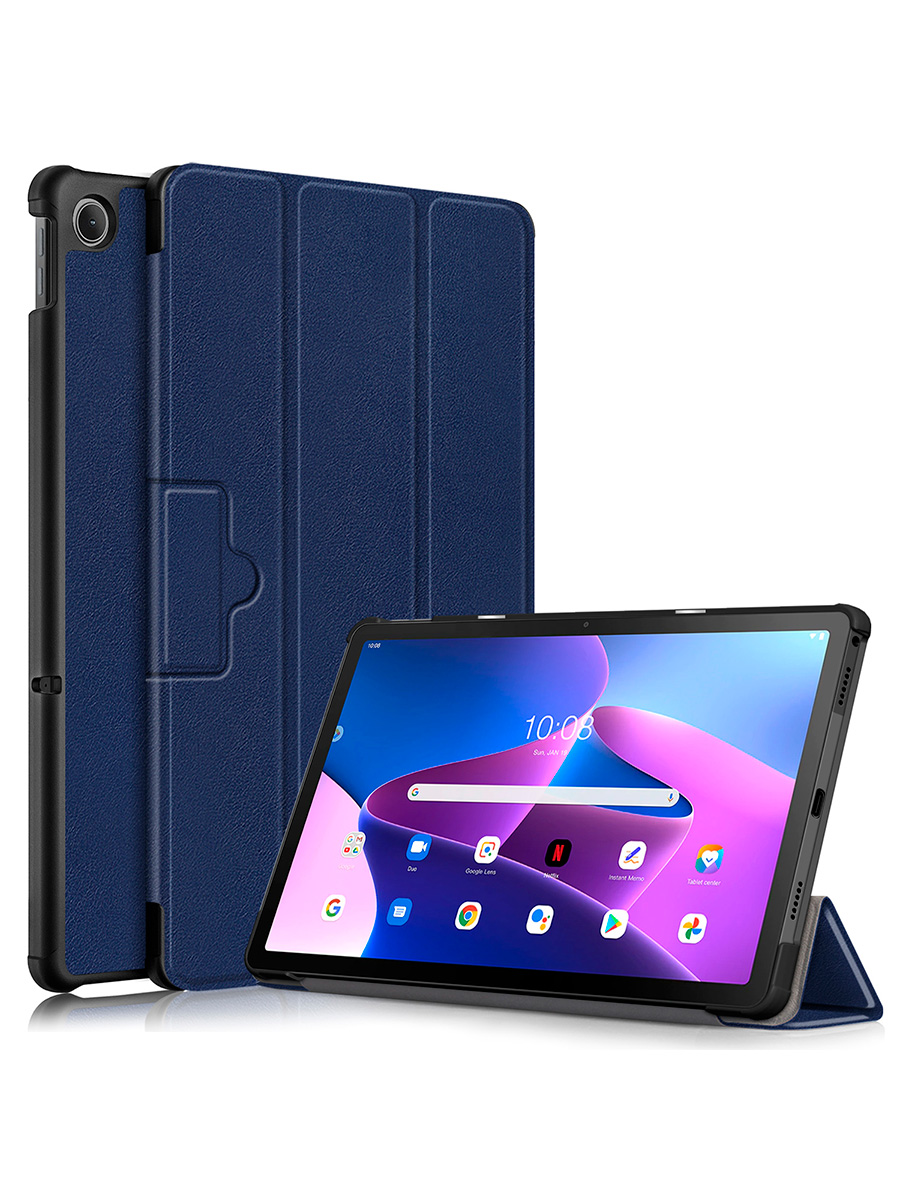 фото Чехол zibelino zt-len-125f для lenovo tab m10 plus синий (zt-len-125f-blu)