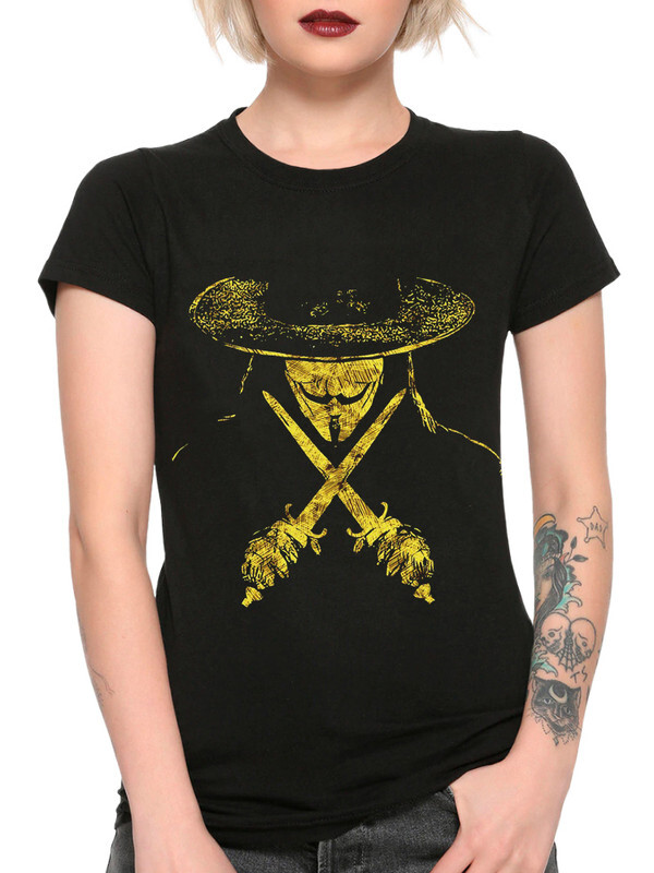 

Футболка женская Dream Shirts V Значит Вендетта - Гай Фокс черная L, V Значит Вендетта - Гай Фокс