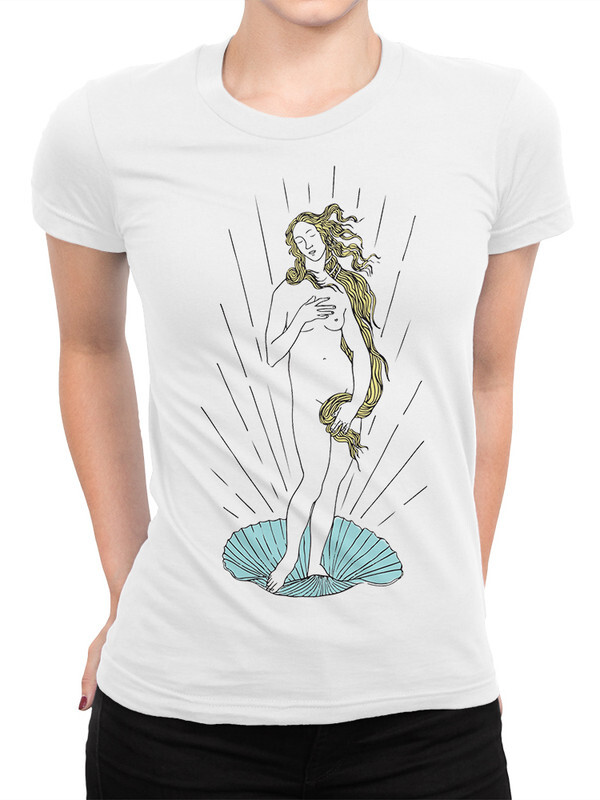 

Футболка женская Dream Shirts Рождение Венеры - Сандро Боттичелли белая L, Рождение Венеры - Сандро Боттичелли