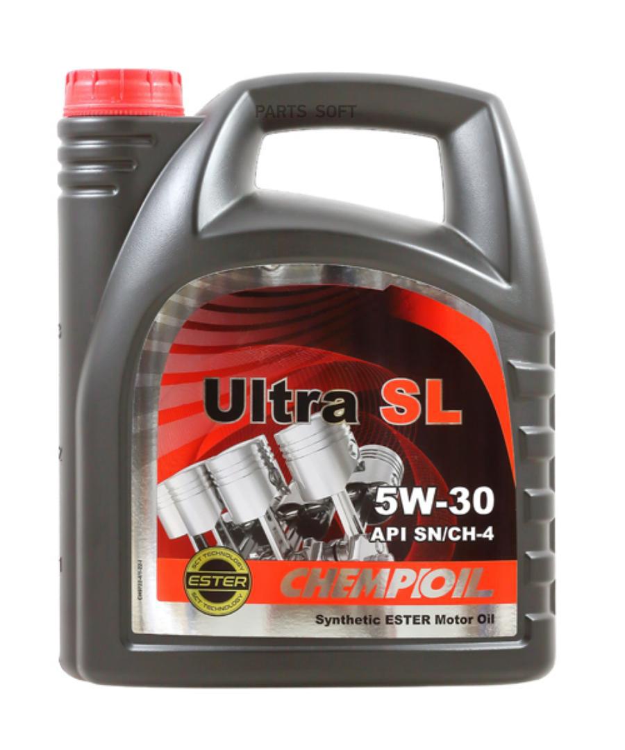 

Моторное масло Chempioil синтетическое Ultra Sl Sn/ Ch-4 A3/B4 5W30 4л