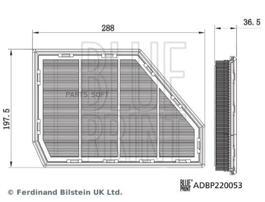 

Фильтр воздушный Blue Print ADBP220053