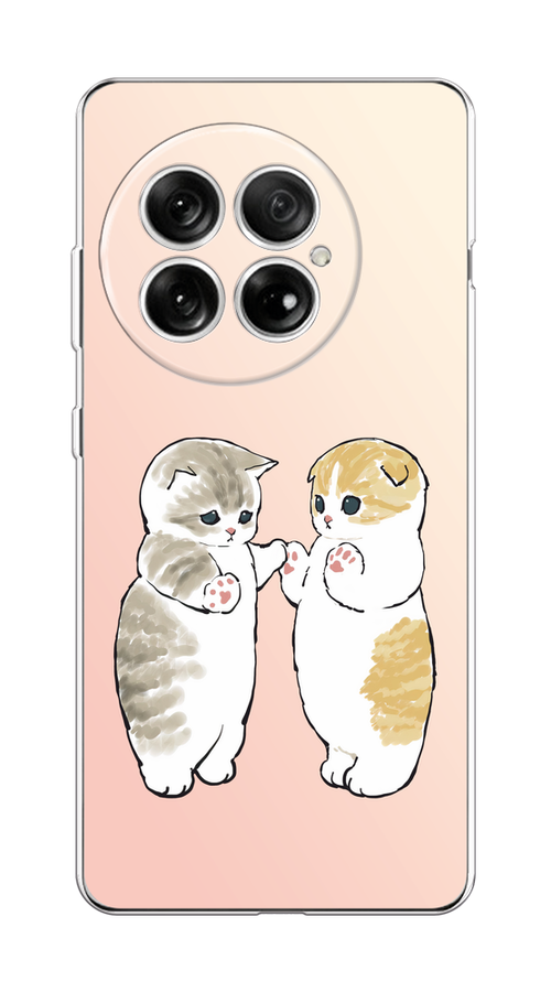 

Чехол на OnePlus 13 "Пухлые котики", Розовый;бежевый;серый, 155350-1