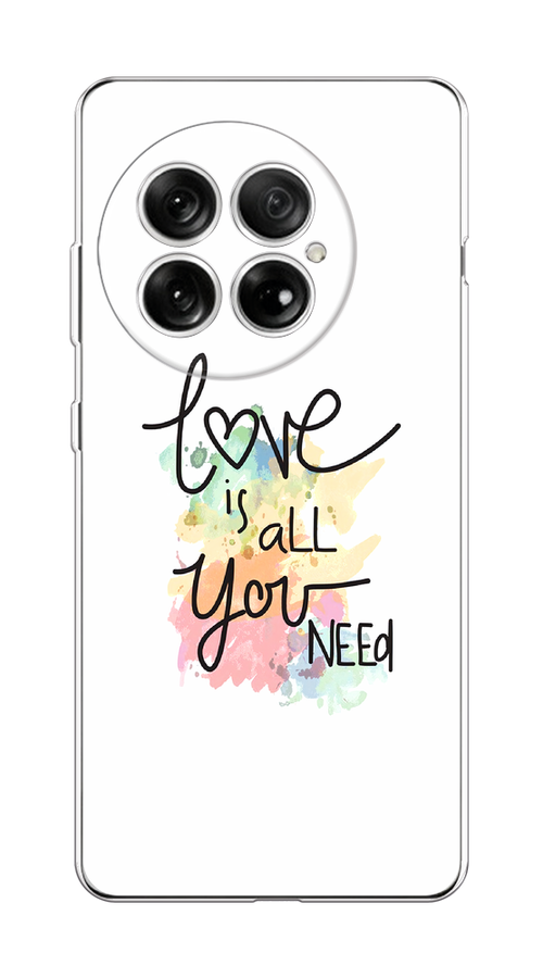 

Чехол на OnePlus 13 "Love is all you need", Белый;черный;зеленый, 155350-1