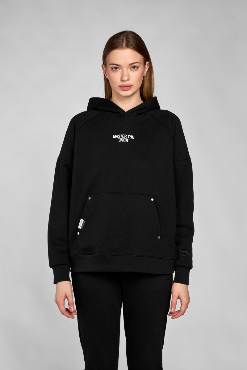 

Худи женское Anta 862418725 Dance черное 2XL, Черный, 862418725 Dance