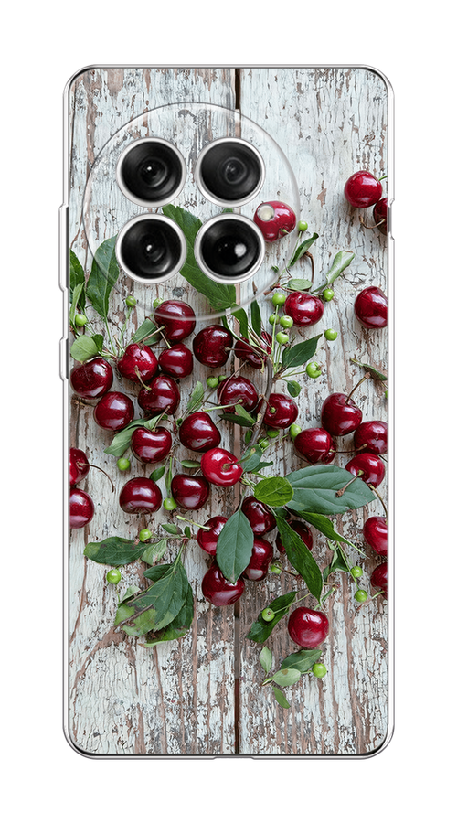 

Чехол на OnePlus 13 "Вишня", Бордовый;зеленый;серый, 155350-1