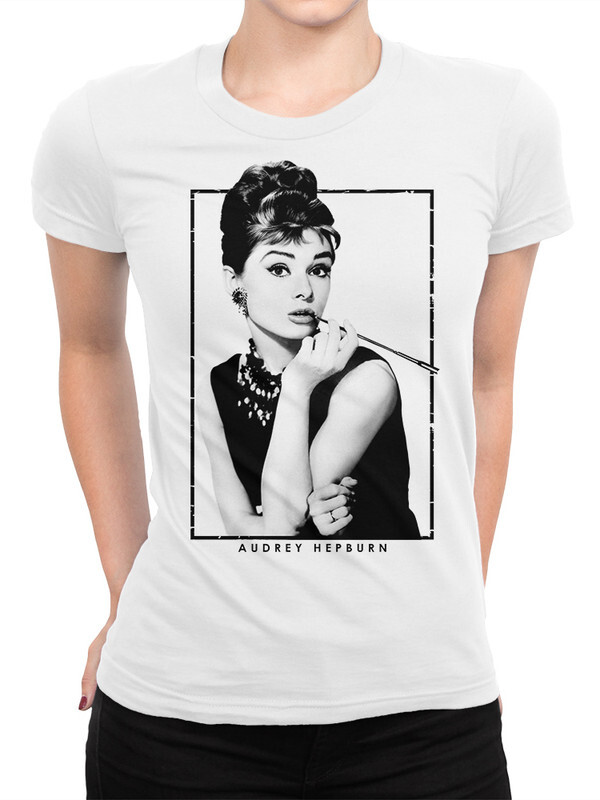 

Футболка женская Dream Shirts Одри Хепберн белая S, Белый, Одри Хепберн