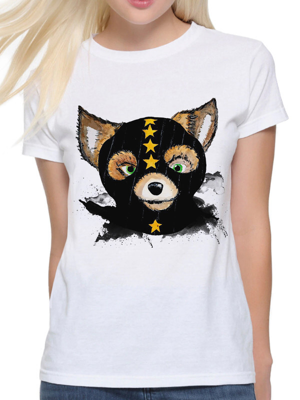 

Футболка женская Dream Shirts Бесподобный Мистер Фокс белая 2XL, Бесподобный Мистер Фокс