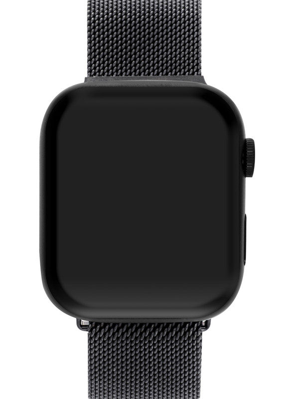 Ремешок для Apple Watch Series 7 45 мм Mutural металлический Чёрный