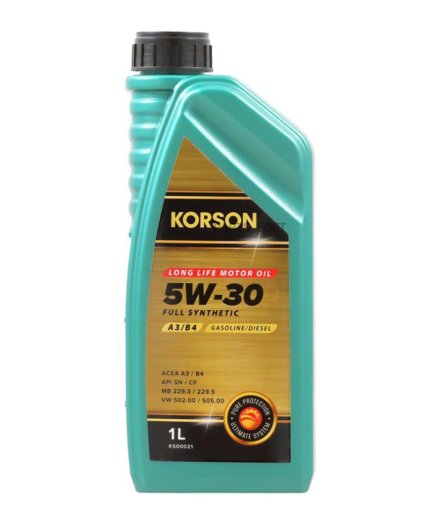 Full Synthetic 5W-30 A3/B4 1Л KORSON ks00021