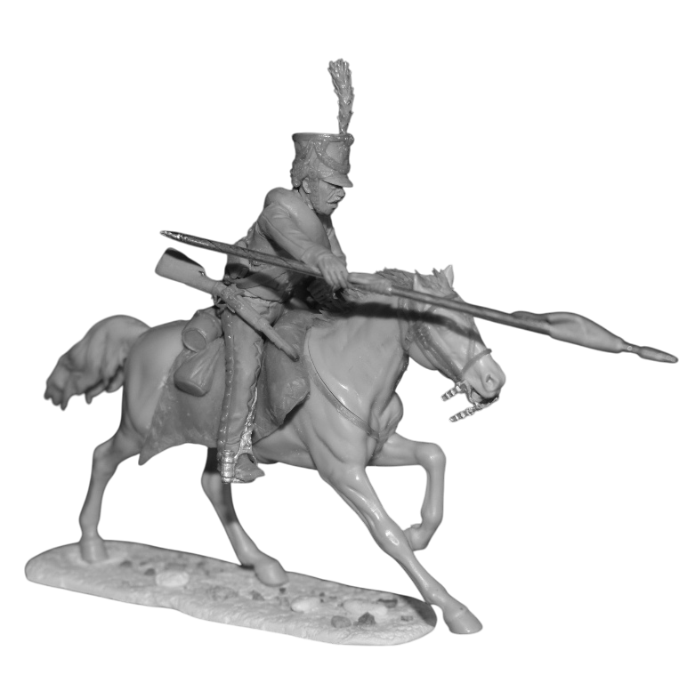 

CHM-54347. Саксонский шеволежер, 1810-13 гг. 54 мм. Материал - смола.