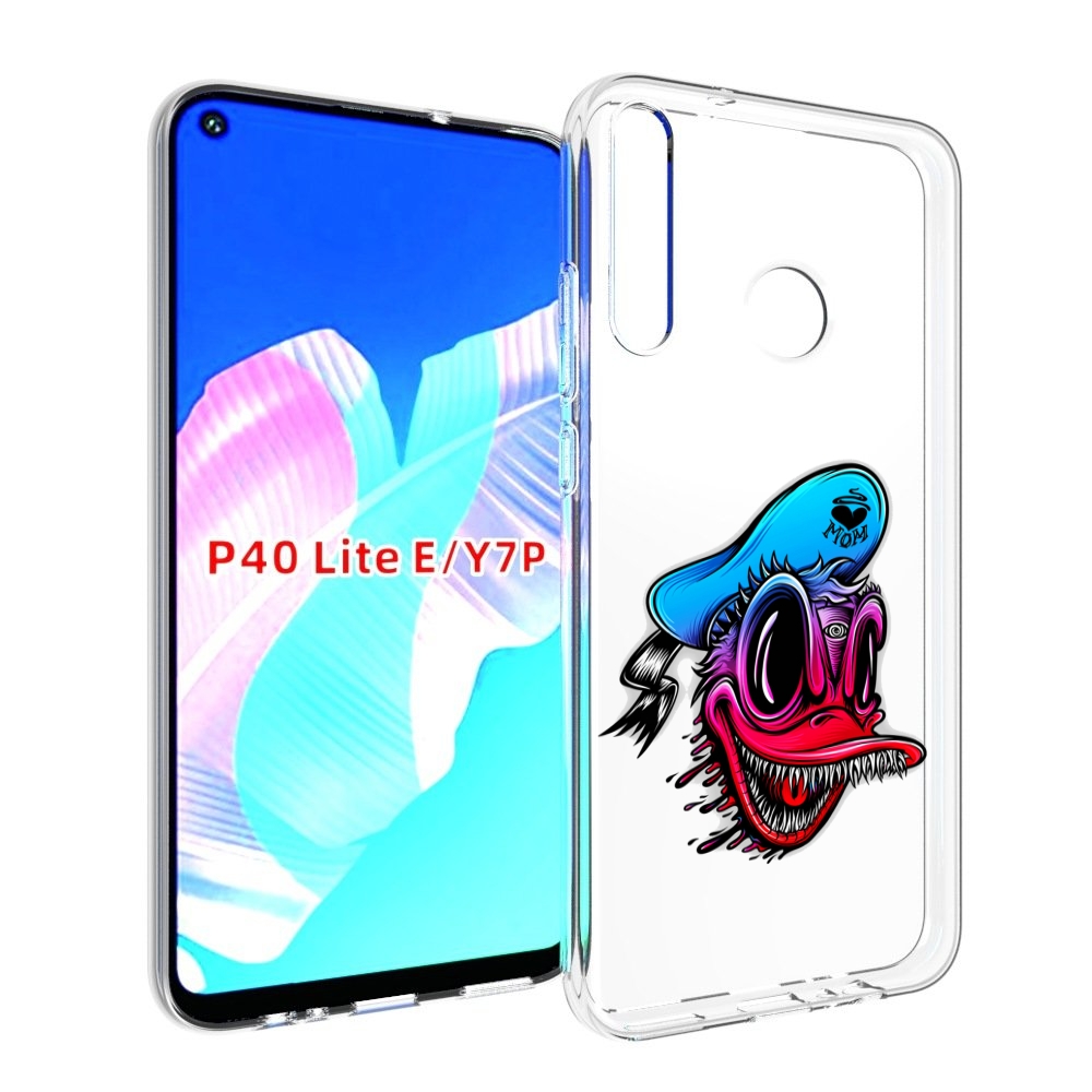 

Чехол бампер MyPads Дональд для Huawei P40 Lite E., Прозрачный, Tocco
