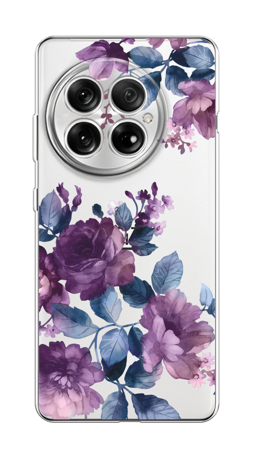 

Чехол на OnePlus 13 "Purple Blossoms", Синий;фиолетовый, 155350-1