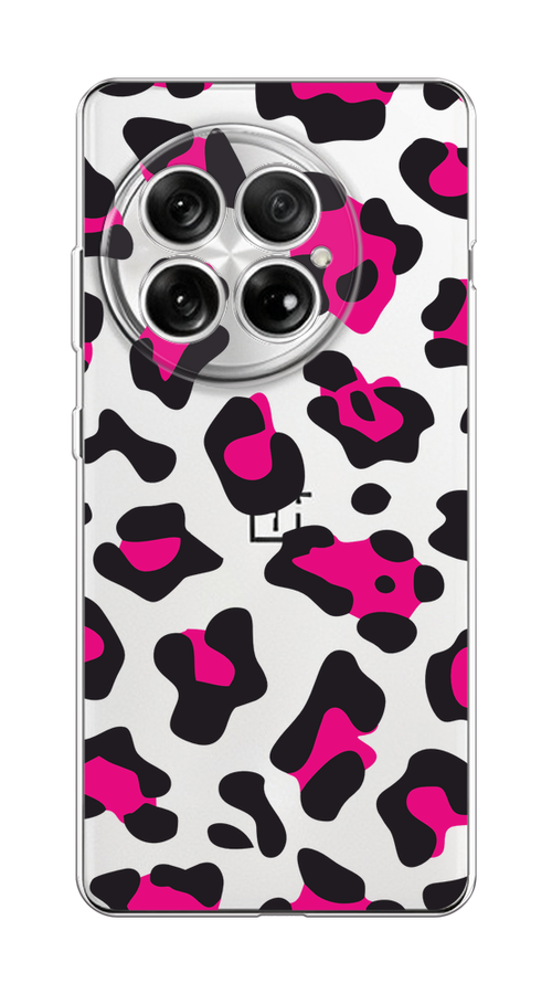 

Чехол на OnePlus 13 "Pink cow spots", Черный;розовый, 155350-1