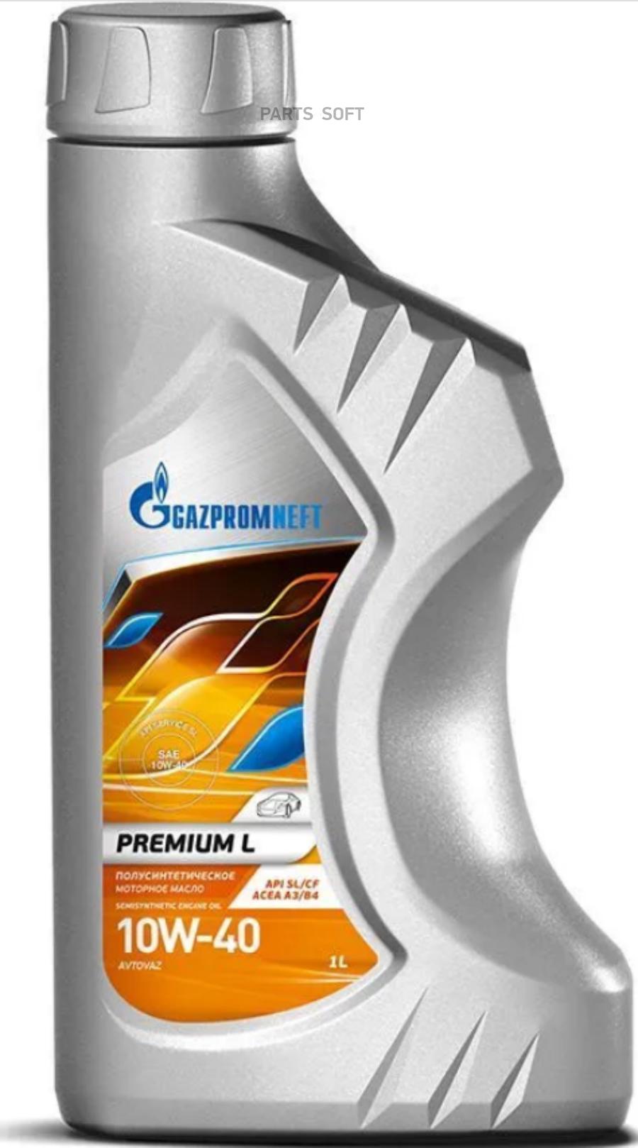 

Моторное масло Gazpromneft полусинтетическое Premium L 10W40 1л