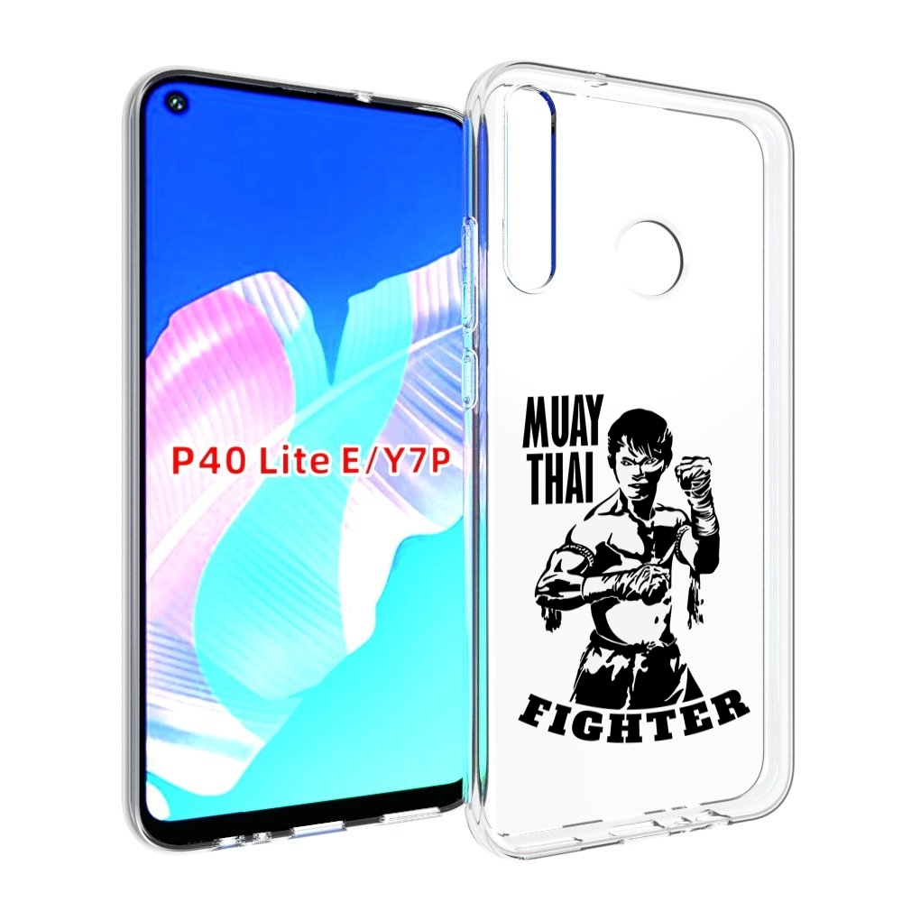 

Чехол бампер MyPads Единоборства муайтай для Huawei P40 Lite E., Прозрачный, Tocco