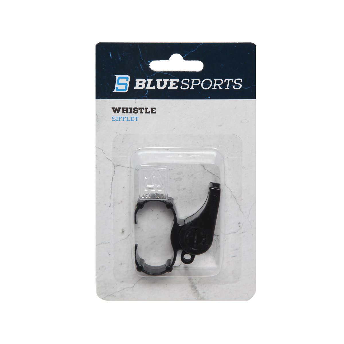 фото Свисток судьи с зажимом для пальца bluesports пластик blue sport