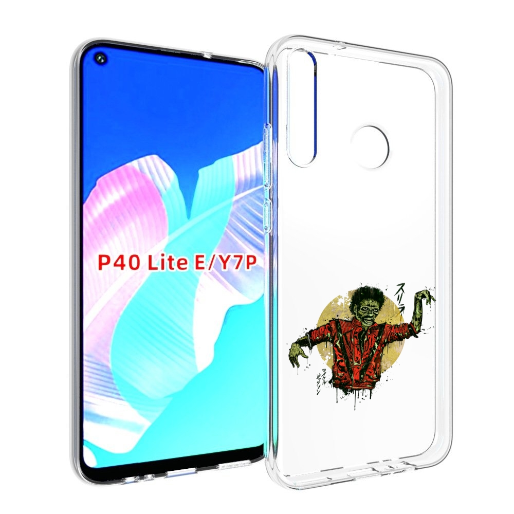 

Чехол бампер MyPads Зомби для Huawei P40 Lite E., Прозрачный, Tocco