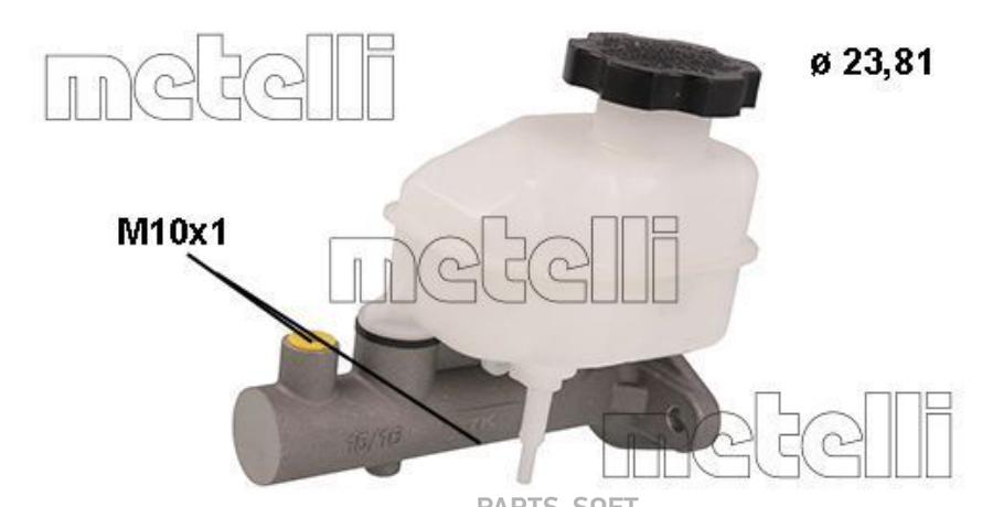 

METELLI 050824 Главный тормозной цилиндр 1шт