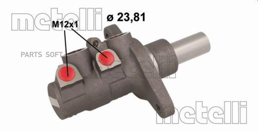 

METELLI 051120 Главный тормозной цилиндр 1шт