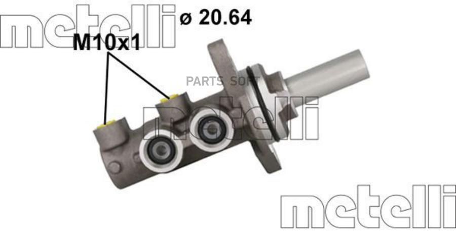 

METELLI 051161 Главный тормозной цилиндр 1шт