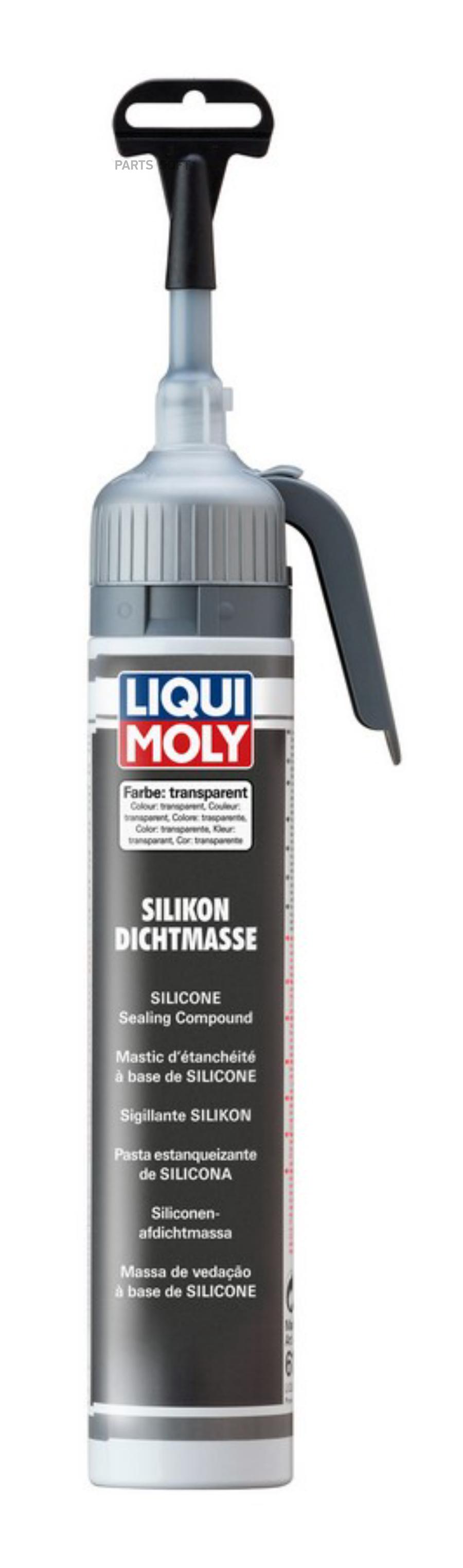 LIQUI MOLY Герметик силиконовый LiquiMoly Silikon-Dichtmasse transparent 0.2L 6184