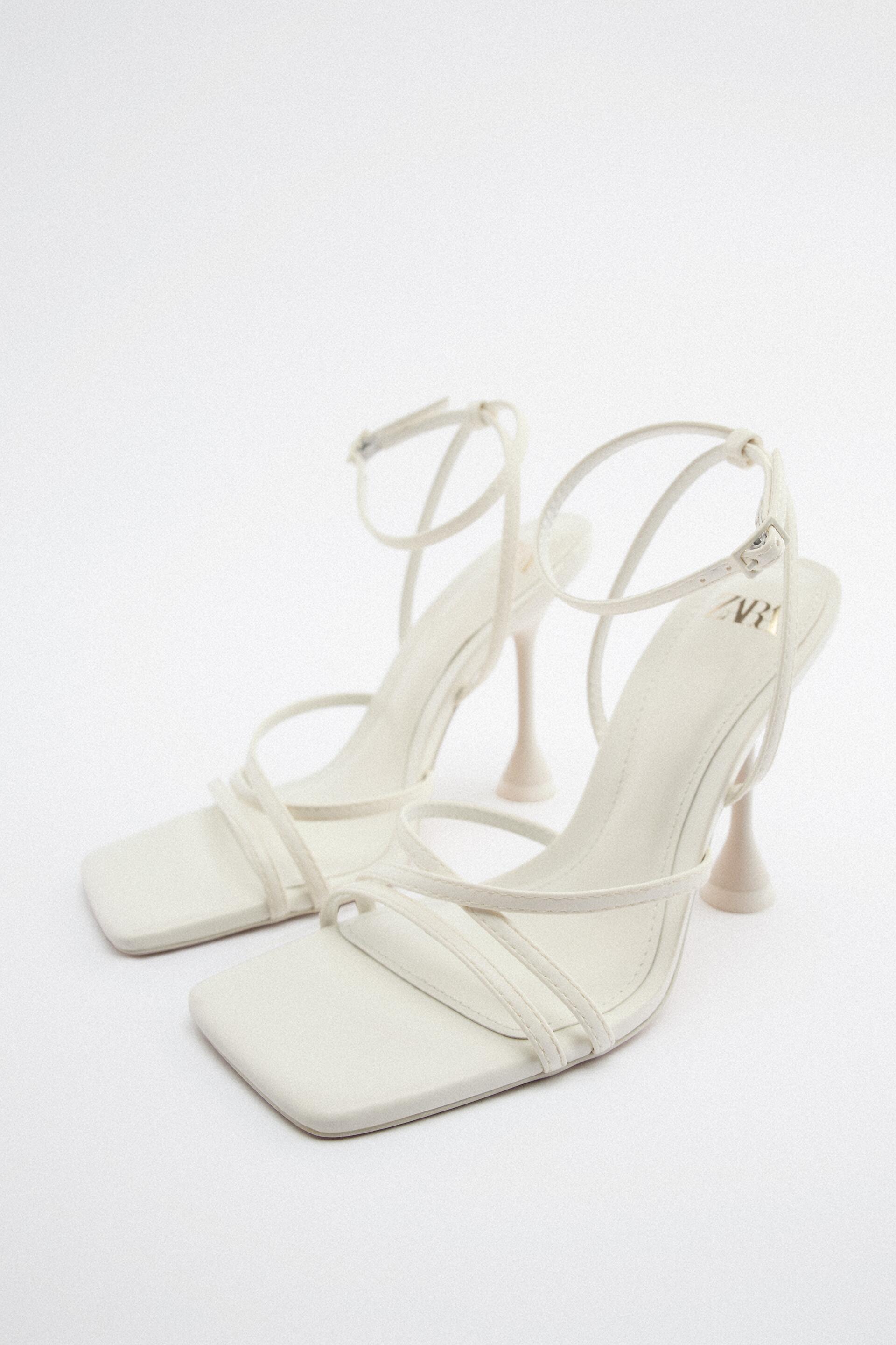 

Босоножки женские ZARA 13344910 белые 42 RU (доставка из-за рубежа), 13344910