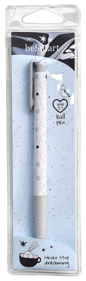 Ручка шариковая BeSmart Bunny, синяя, 0,7 мм, 1 шт.
