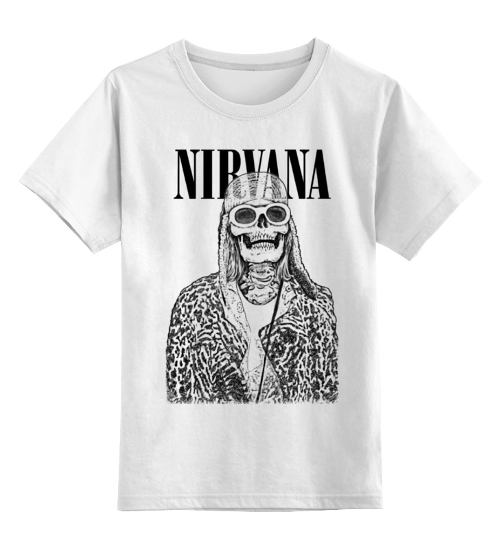 

Футболка детская Printio Nirvana цв. белый р. 152, Nirvana