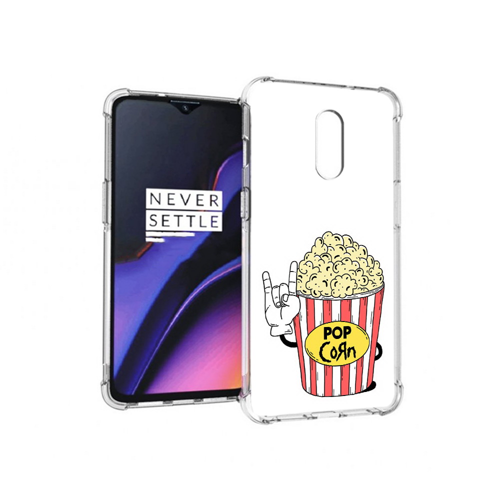 

Чехол MyPads Tocco для OnePlus 7 крутой попкорн (PT227043.140.427), Прозрачный, Tocco