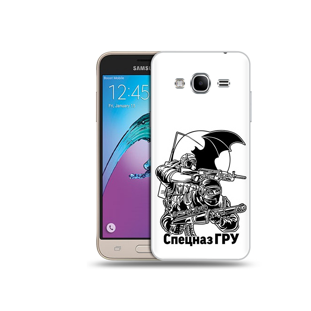

Чехол MyPads Tocco для Samsung Galaxy J3 (2016) спецназ гру (PT29089.580.618), Прозрачный, Tocco
