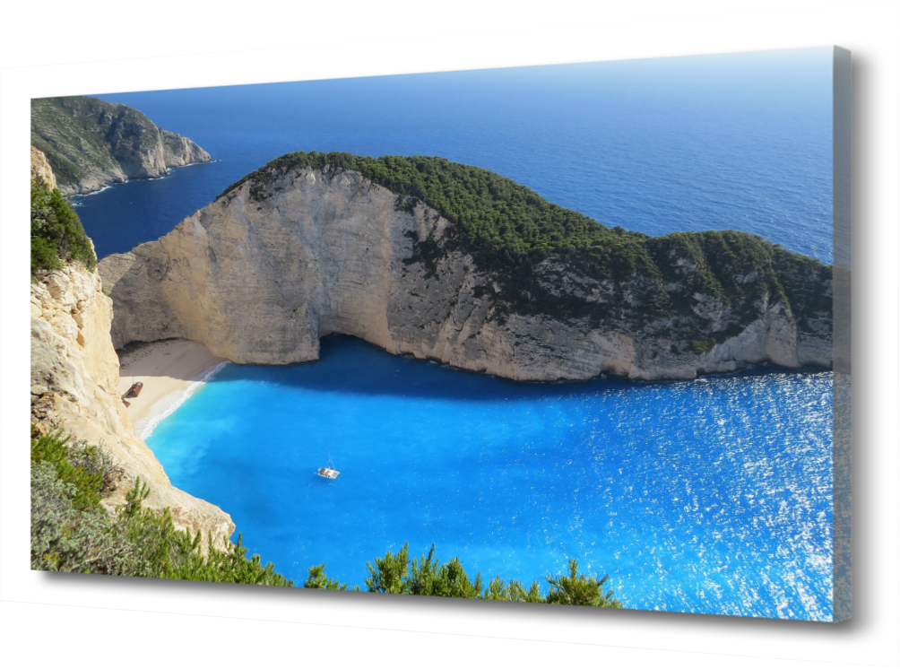 

Картина на холсте Бухта Навайо, остров Закинф PRC-343 (75x50см). Натуральный холст