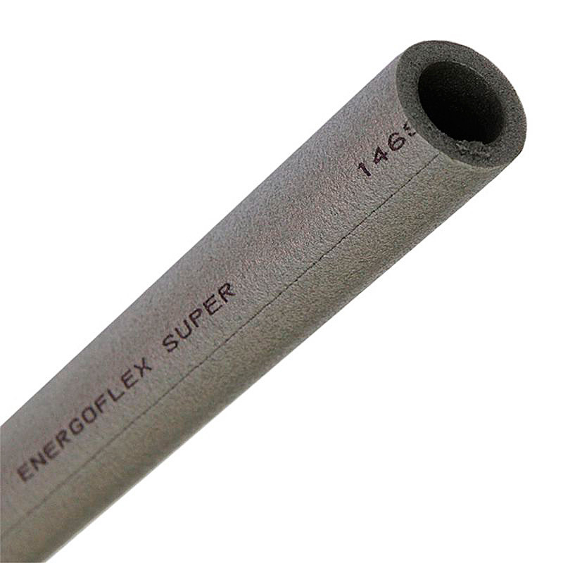фото Утеплитель 35/9 мм (20 метров) энергофлекс супер теплоизоляция для труб, цвет серый energoflex