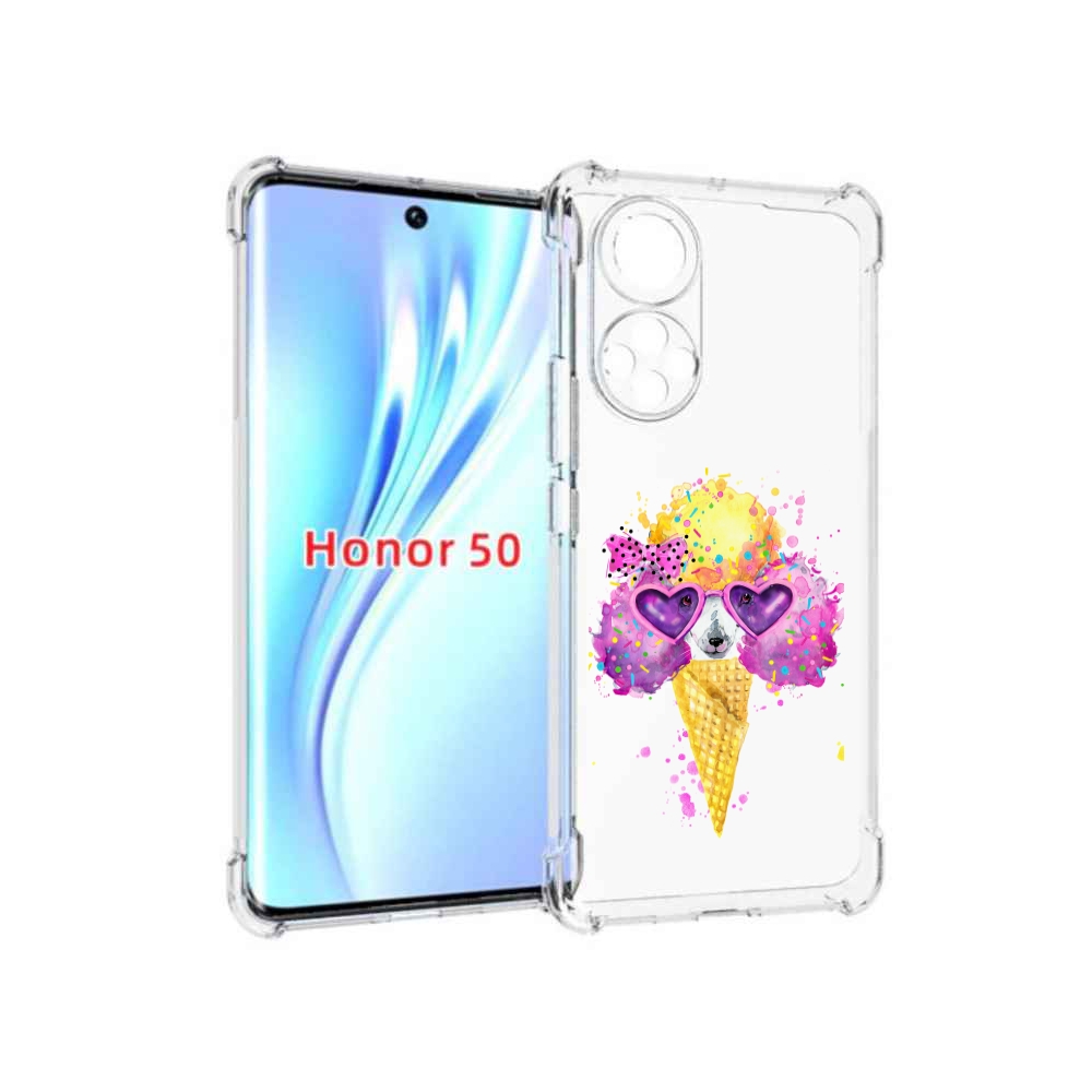 

Чехол бампер MyPads Рожок для Honor 50., Прозрачный, Tocco