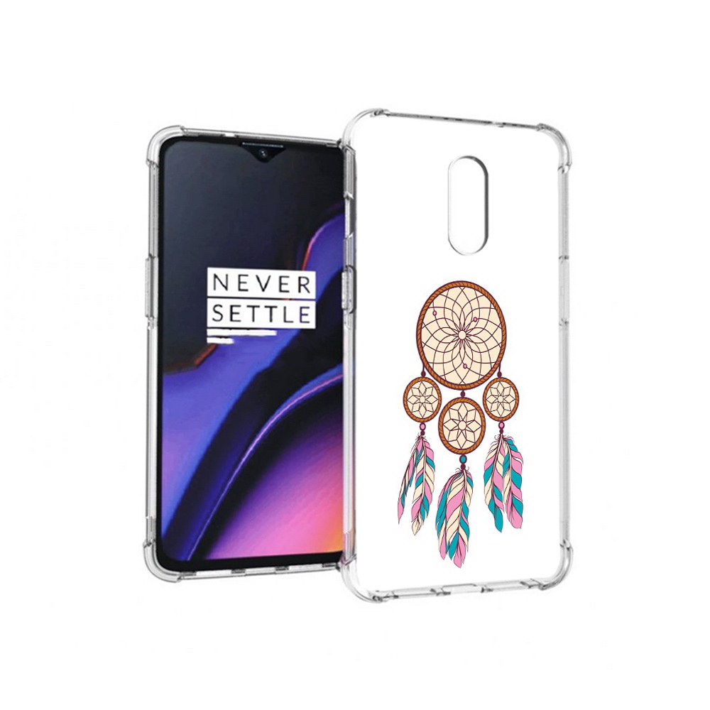 

Чехол MyPads Tocco для OnePlus 7 ловец снов бежевый (PT227043.140.442), Прозрачный, Tocco