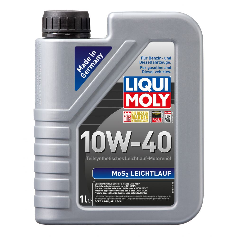 

Моторное масло LIQUI MOLY 10W40 MoS2 Leichtlauf 1л