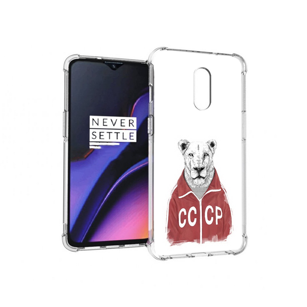 

Чехол MyPads Tocco для OnePlus 7 львица ссср (PT227043.140.450), Прозрачный, Tocco