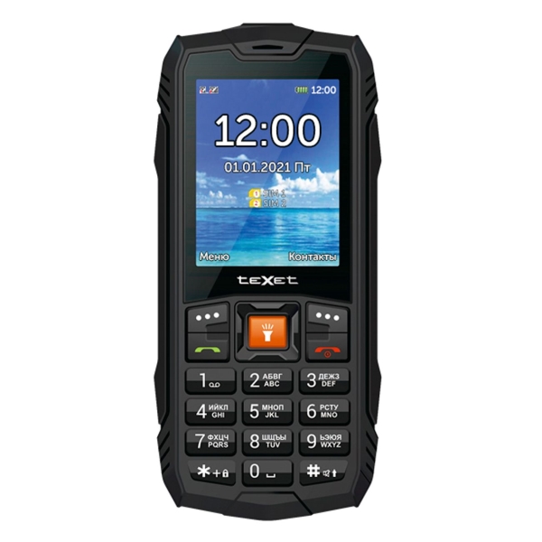 фото Мобильный телефон texet tm-516r black