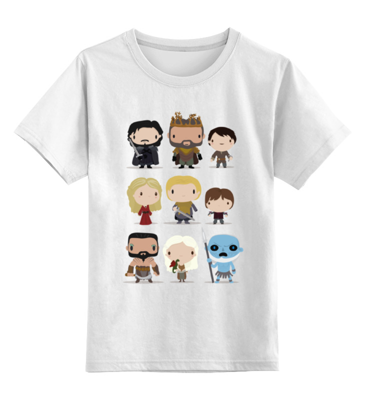 

Футболка детская Printio Игра престолов цв. белый р. 152, Игра престолов