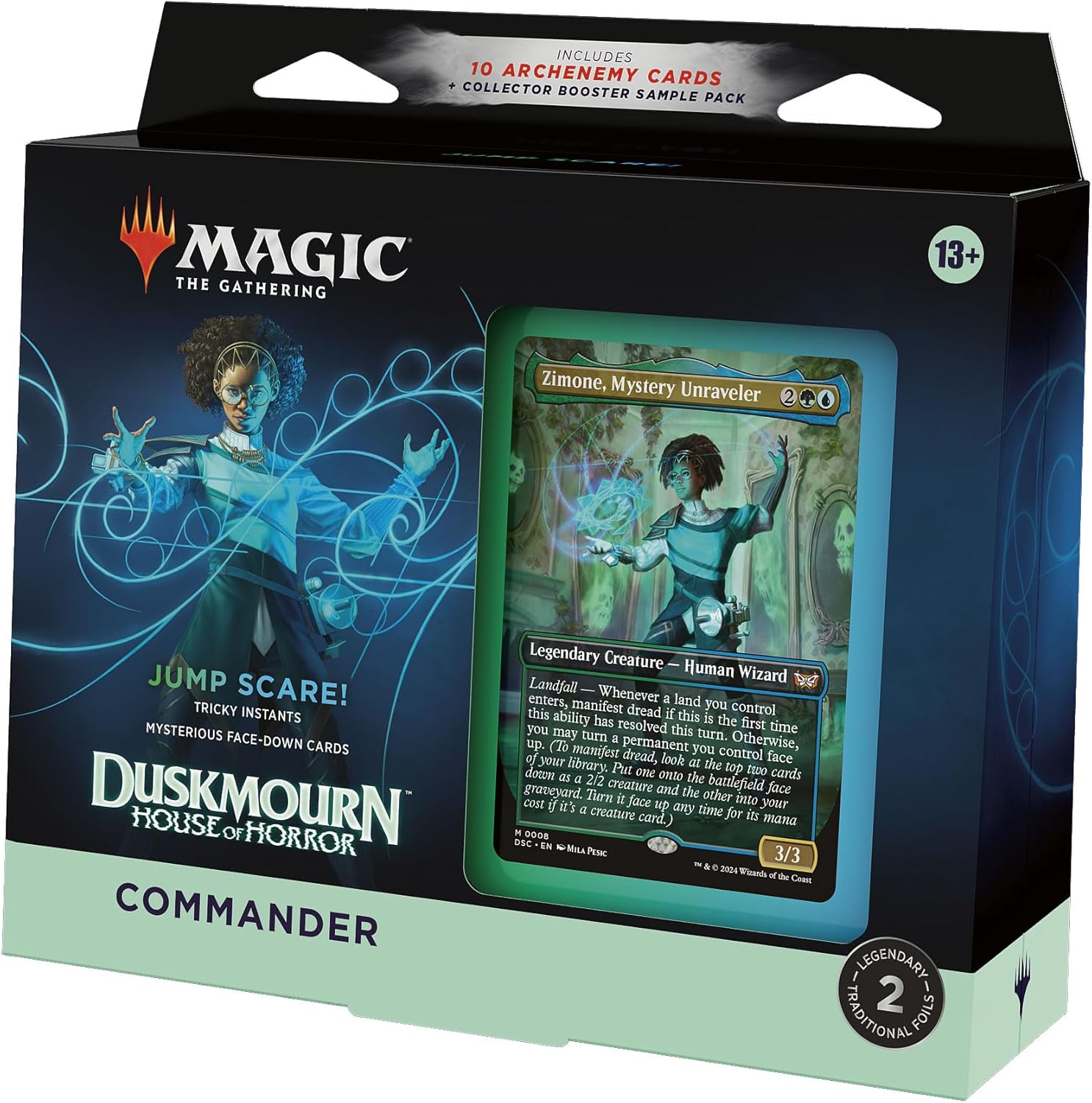 Дополнение для игры Magic The Gathering Колода Commander Jump Scare! MTG Duskmourn англ