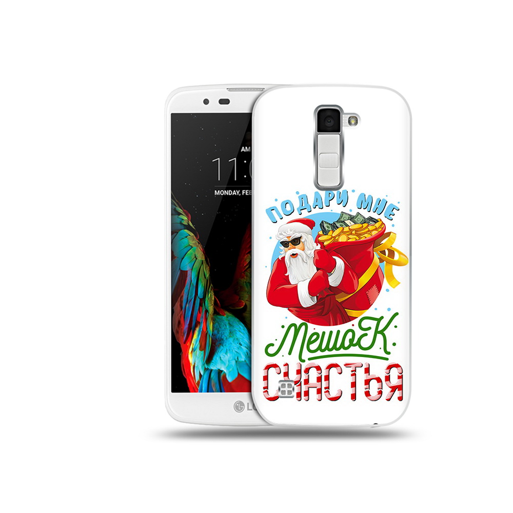 

Чехол MyPads Tocco для LG K10 Подарите мне мешок денег (PT30014.80.138), Прозрачный, Tocco