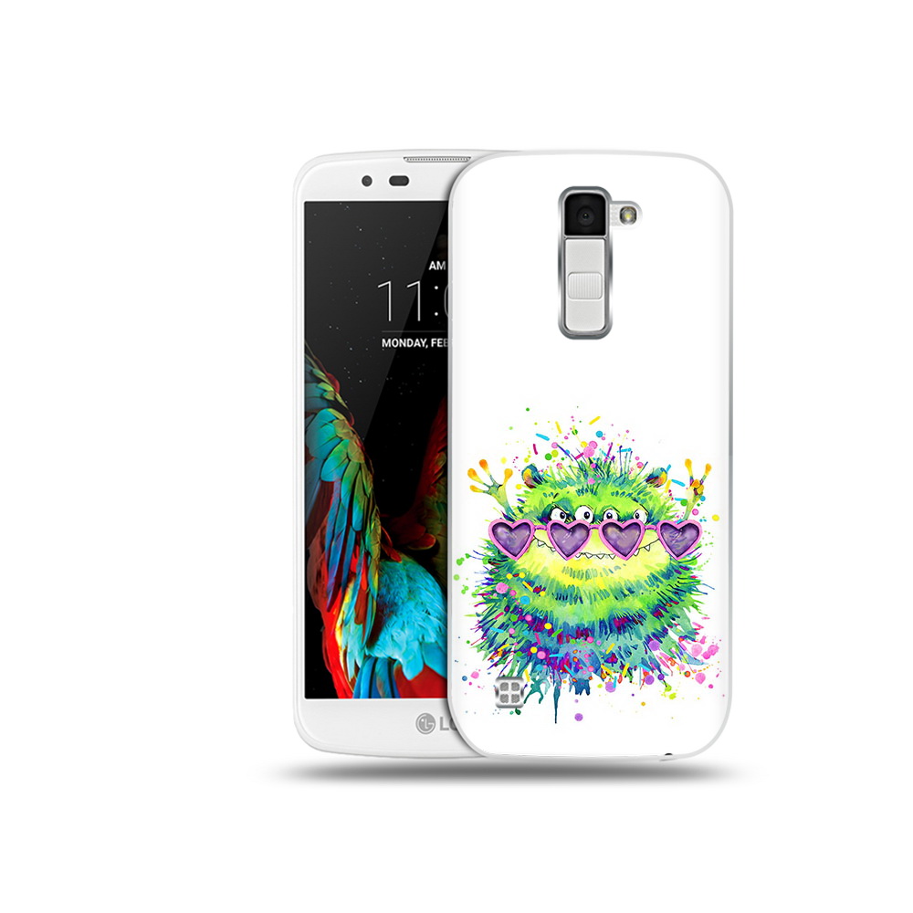 

Чехол MyPads Tocco для LG K10 Пушистый персонаж (PT30014.80.142), Прозрачный, Tocco