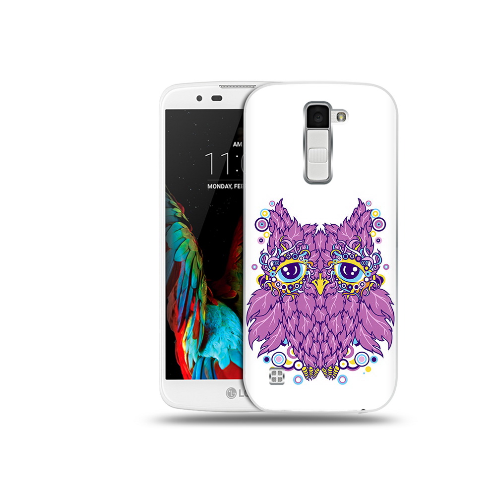 

Чехол MyPads Tocco для LG K10 Розовая сова (PT30014.80.147), Прозрачный, Tocco