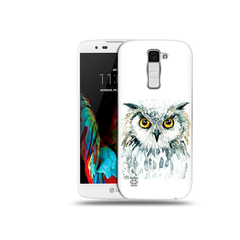 

Чехол MyPads Tocco для LG K10 Серьезная сова (PT30014.80.156), Прозрачный, Tocco