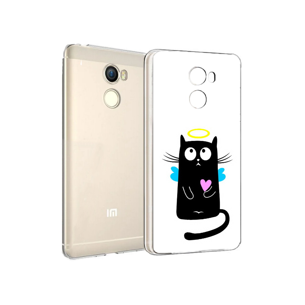 

Чехол MyPads Tocco для Xiaomi Redmi 4 Кот ангелок (PT47306.287.96), Прозрачный, Tocco
